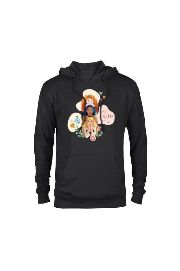 Princess Trio Class of ‘24 Graduation New Grad 2024 - Pullover Hoodie for Adults - Customized-Black