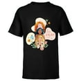thumbnail image 1 of Disney Princess Trio Class of ‘24 Graduation New Grad 2024 - Short Sleeve T-Shirt for Kids - Customized-Black, 1 of 5