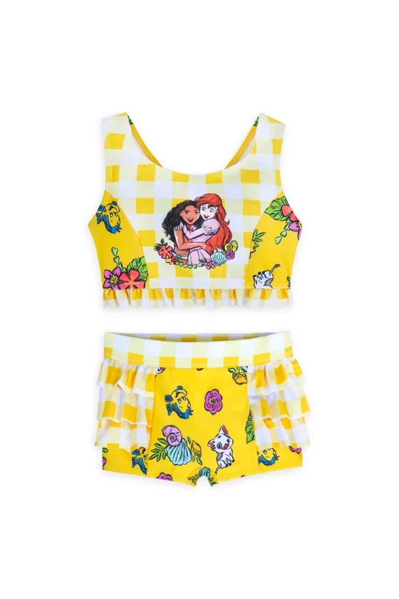 Princess Two-Piece Swimsuit for Girls Size 7/8