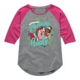 thumbnail image 1 of Disney Princess - Ultimate Friendship Goals - Toddler And Youth Girls Raglan Graphic T-Shirt, 1 of 5