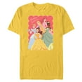thumbnail image 1 of Disney Princess Valentine’s Day Friends BFFs Besties Forever - Short Sleeve Blended T-Shirt for Adults - Customized-Yellow, 1 of 5