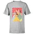 thumbnail image 1 of Disney Princess Valentine’s Day Friends BFFs Besties Forever - Short Sleeve T-Shirt for Kids - Customized-Athletic Heather, 1 of 5