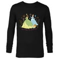 thumbnail image 1 of Disney Princess Valentine’s Day You Make My Heart Sing - Long Sleeve T-Shirt for Men - Customized-Black, 1 of 5