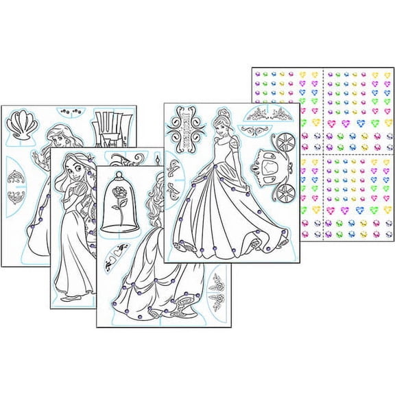 Disney Princess 'Very Important Princess' Decorating Kits / Favors (4ct)