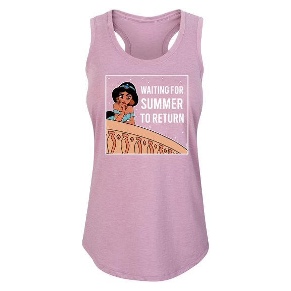 Disney Princess - Waiting For Summer - Women's Racerback Tank Top