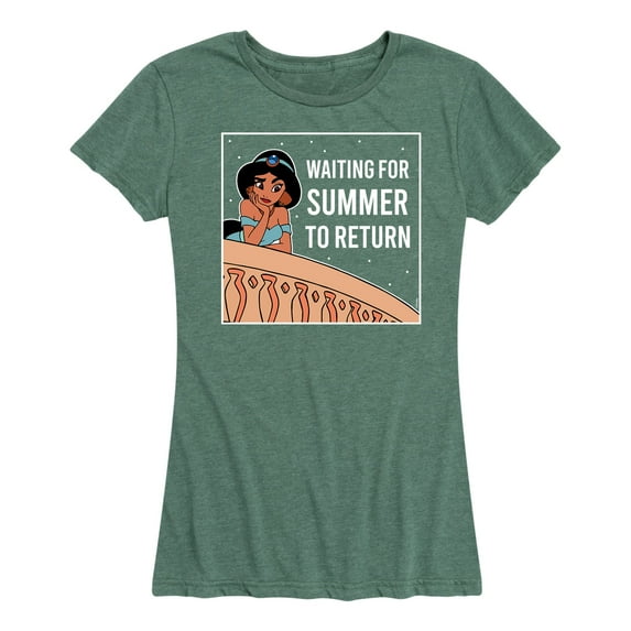 Disney Princess - Waiting For Summer - Women's Short Sleeve Graphic T-Shirt