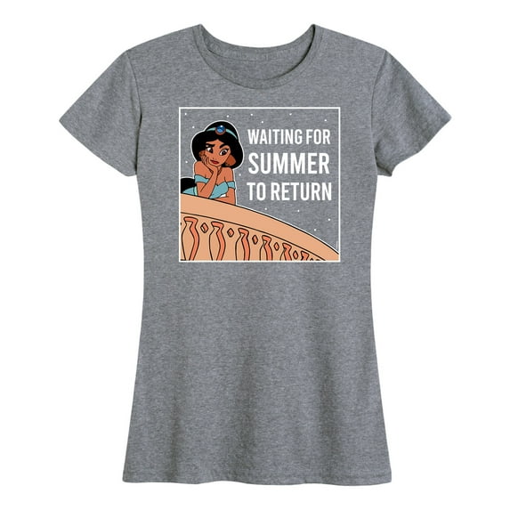 Disney Princess - Waiting For Summer - Women's Short Sleeve Graphic T-Shirt