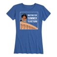 thumbnail image 1 of Disney Princess - Waiting For Summer - Women's Short Sleeve Graphic T-Shirt, 1 of 5