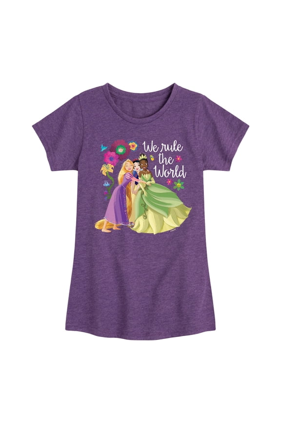 - We Rule The World - Toddler And Youth Girls Short Sleeve Graphic T-Shirt