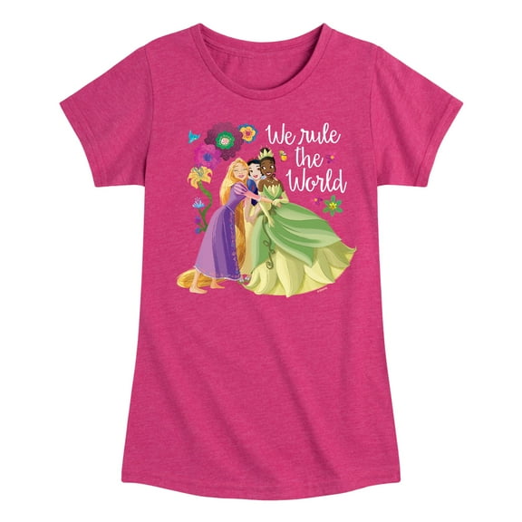 Disney Princess - We Rule The World - Toddler And Youth Girls Short Sleeve Graphic T-Shirt