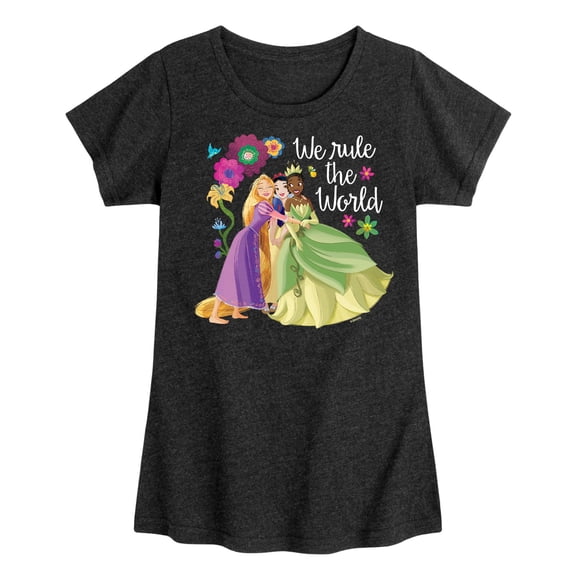 Disney Princess - We Rule The World - Toddler And Youth Girls Short Sleeve Graphic T-Shirt