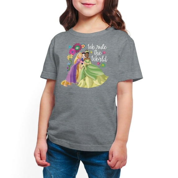 Disney Princess - We Rule The World - Toddler And Youth Short Sleeve Graphic T-Shirt