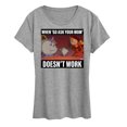 thumbnail image 1 of Disney Princess - When 'Ask Mom' Doesn't Work - Women's Short Sleeve Graphic T-Shirt, 1 of 5