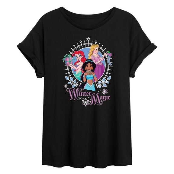 Disney Princess - Winter Magic - Women's Oversized T-Shirt