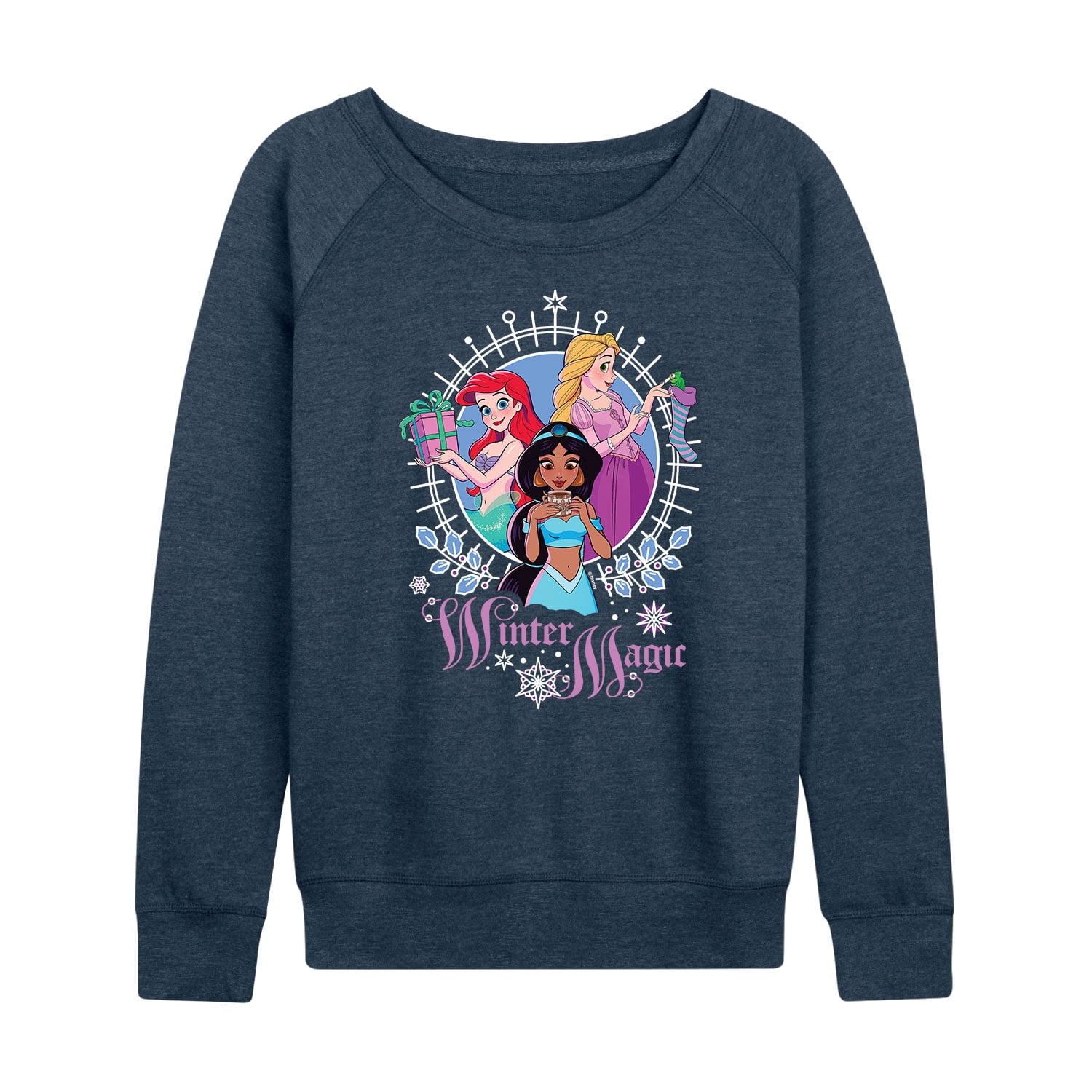 Star Wars - Rebel Princess Faux Patches - Women's French Terry Long Sleeve Pullover