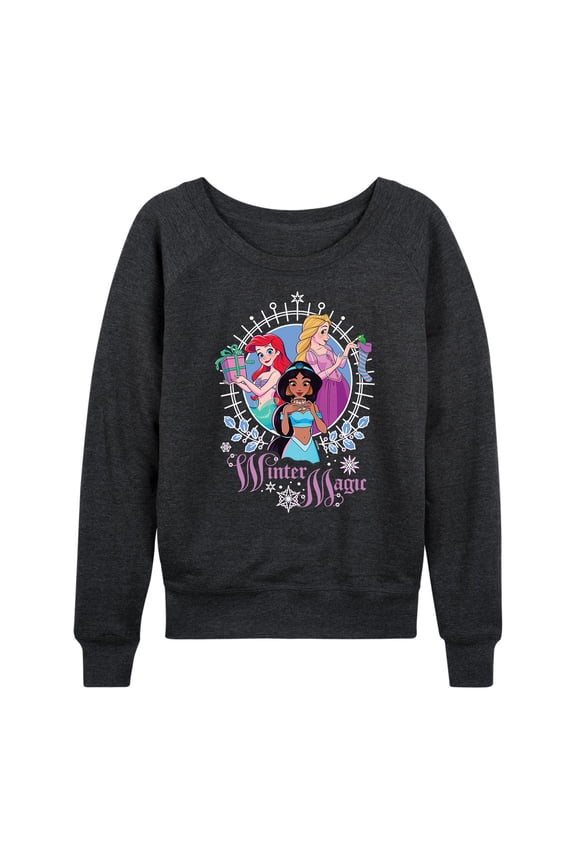 - Winter Magic - Women's Lightweight French Terry Long Sleeve Shirt