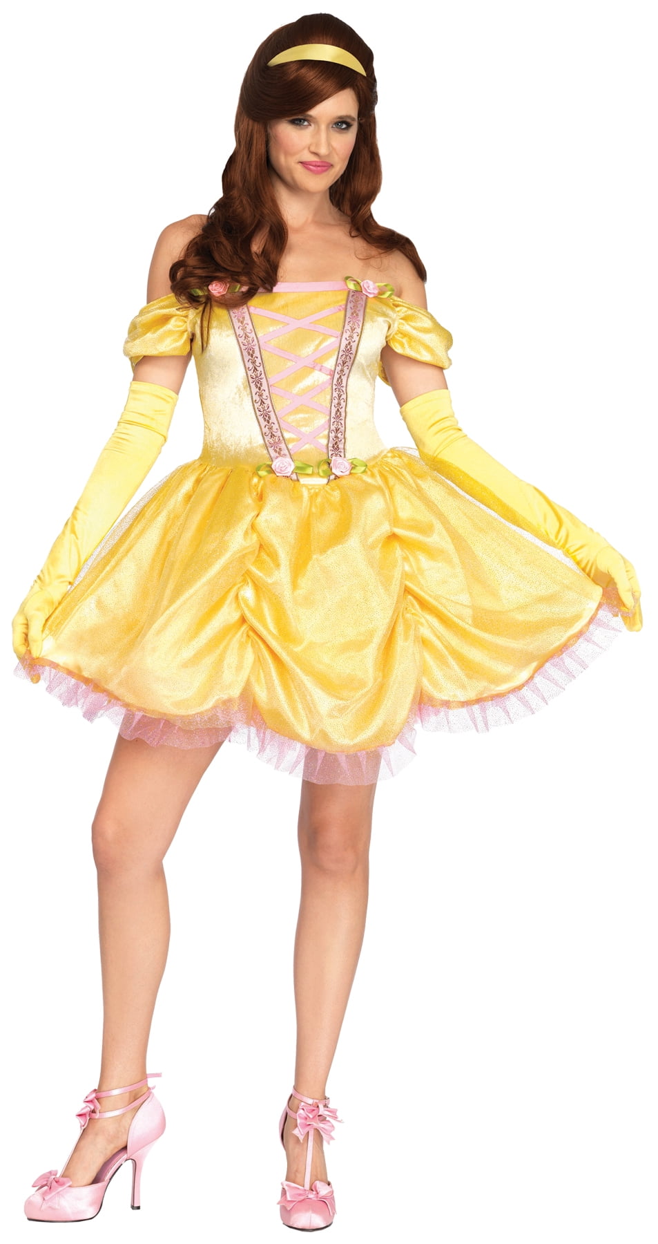 Belle adults fancy dress costume cheap