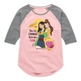 thumbnail image 1 of Disney Princess - You Are Stronger Than You Think - Toddler And Youth Girls Raglan Graphic T-Shirt, 1 of 1