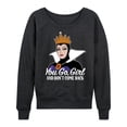 thumbnail image 1 of Disney Princess - You Go Girl - Women's Lightweight French Terry Long Sleeve Shirt, 1 of 5