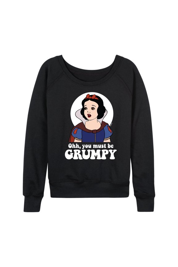 - You Must Be Grumpy - Women's Lightweight French Terry Long Sleeve Shirt
