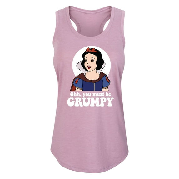 Disney Princess - You Must Be Grumpy - Women's Racerback Tank Top
