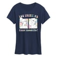 thumbnail image 1 of Disney Princess - You Think We Need Rescuing - Women's Short Sleeve Graphic T-Shirt, 1 of 5