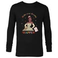 thumbnail image 1 of Disney Princess and the Frog Tiana Make Your Dreams Happen - Long Sleeve T-Shirt for Men - Customized-Black, 1 of 5