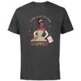 thumbnail image 1 of Disney Princess and the Frog Tiana Make Your Dreams Happen - Short Sleeve Cotton T-Shirt for Adults - Customized-Charcoal Heather, 1 of 5