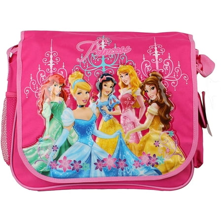 Disney Princess by Disney Women's Adjustable Shoulder Strap Messenger Bag, Multi-Color