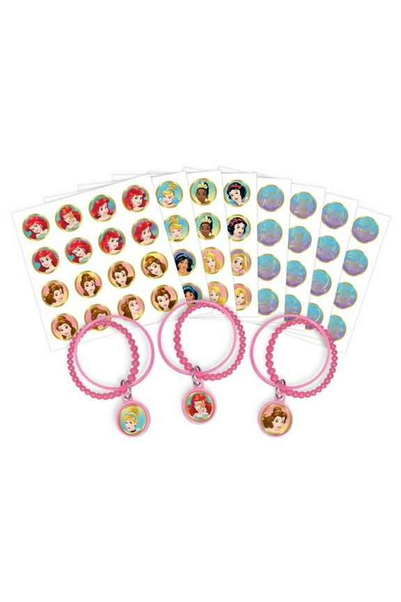 Disney Princess 'once Upon a Time' Charm Bracelet Kits (8ct)