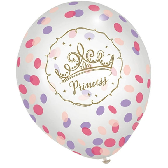 Disney Princess 'once Upon a Time' Confetti-Filled Latex Balloons (6ct)