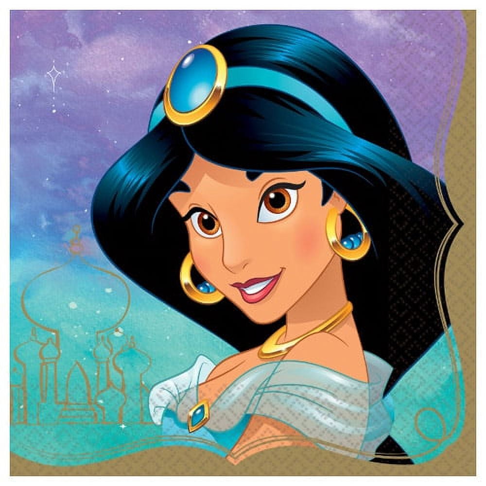 Disney Princess 'once Upon a Time' Jasmine Lunch Napkins (16ct)