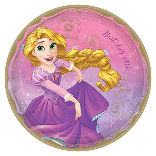 Disney Princess 'once Upon a Time' Rapunzel Large Paper Plates (8ct)