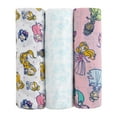 thumbnail image 1 of Disney Princesses 3 Piece Muslin Swaddle Baby Blankets, 1 of 1