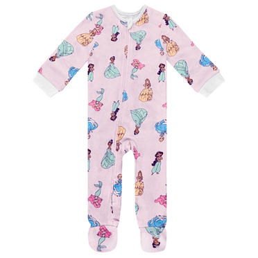 Disney Princesses Baby Girl Ultra Soft Sleep & Play Color: Princess Size: 0-3 MONTHS
