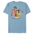 thumbnail image 1 of Disney Princesses Charming with Coziness Fall - Short Sleeve Blended T-Shirt for Adults - Customized-Ocean Blue, 1 of 5