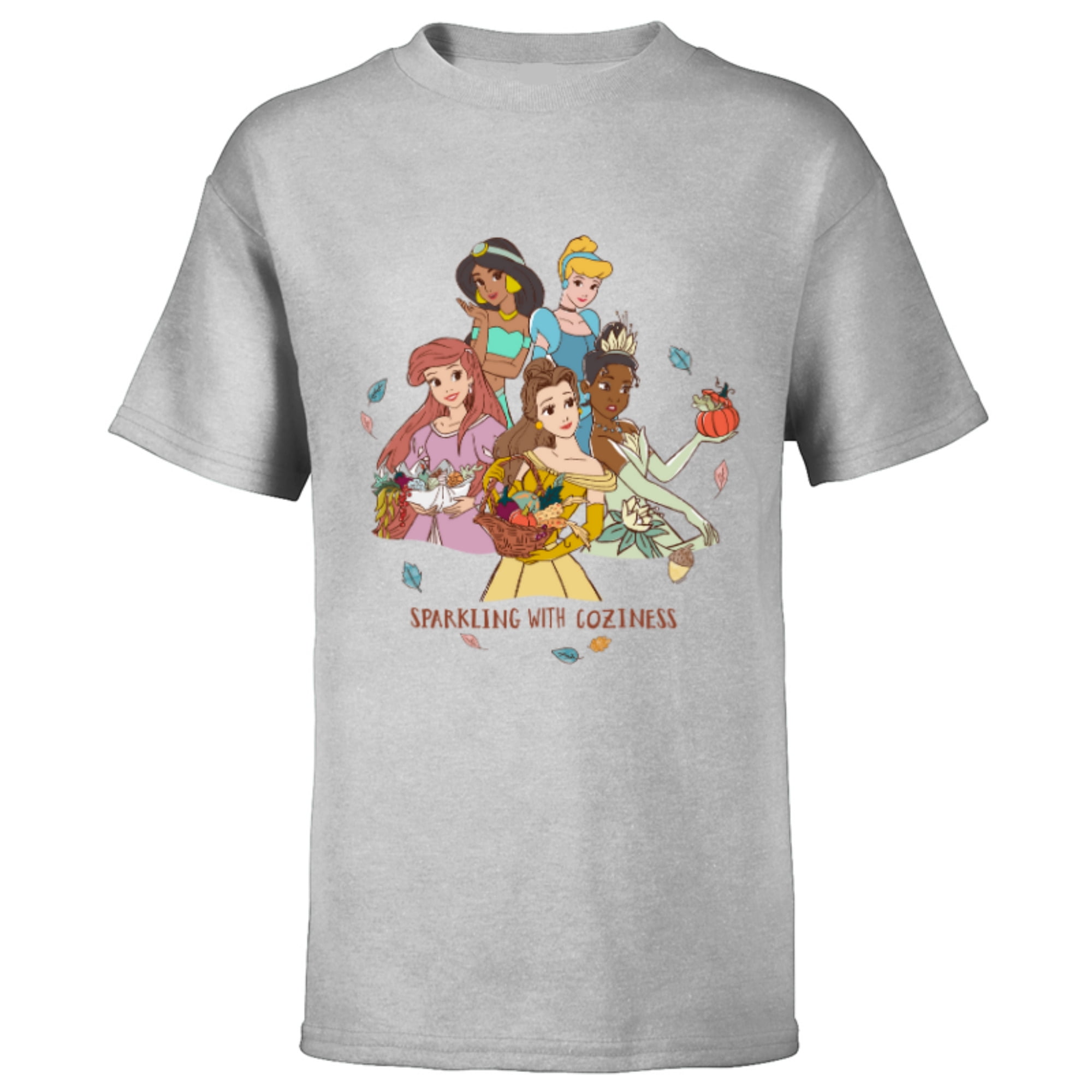 Disney Princesses Charming with Coziness Fall - Short Sleeve T-Shirt ...
