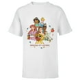 thumbnail image 1 of Disney Princesses Charming with Coziness Fall - Short Sleeve T-Shirt for Kids - Customized-White, 1 of 5