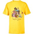 thumbnail image 1 of Disney Princesses Charming with Coziness Fall - Short Sleeve T-Shirt for Kids - Customized-Yellow, 1 of 5