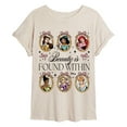 thumbnail image 1 of Disney - Princesses Coquette - Women's Oversized Graphic T-Shirt, 1 of 4