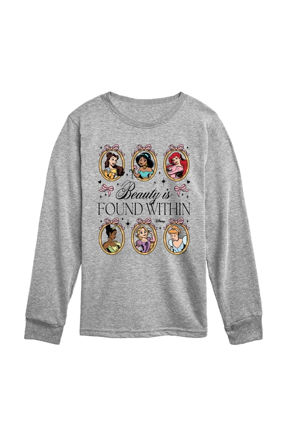 - Princesses Coquette - Youth Boys Long Sleeve Graphic T-Shirt