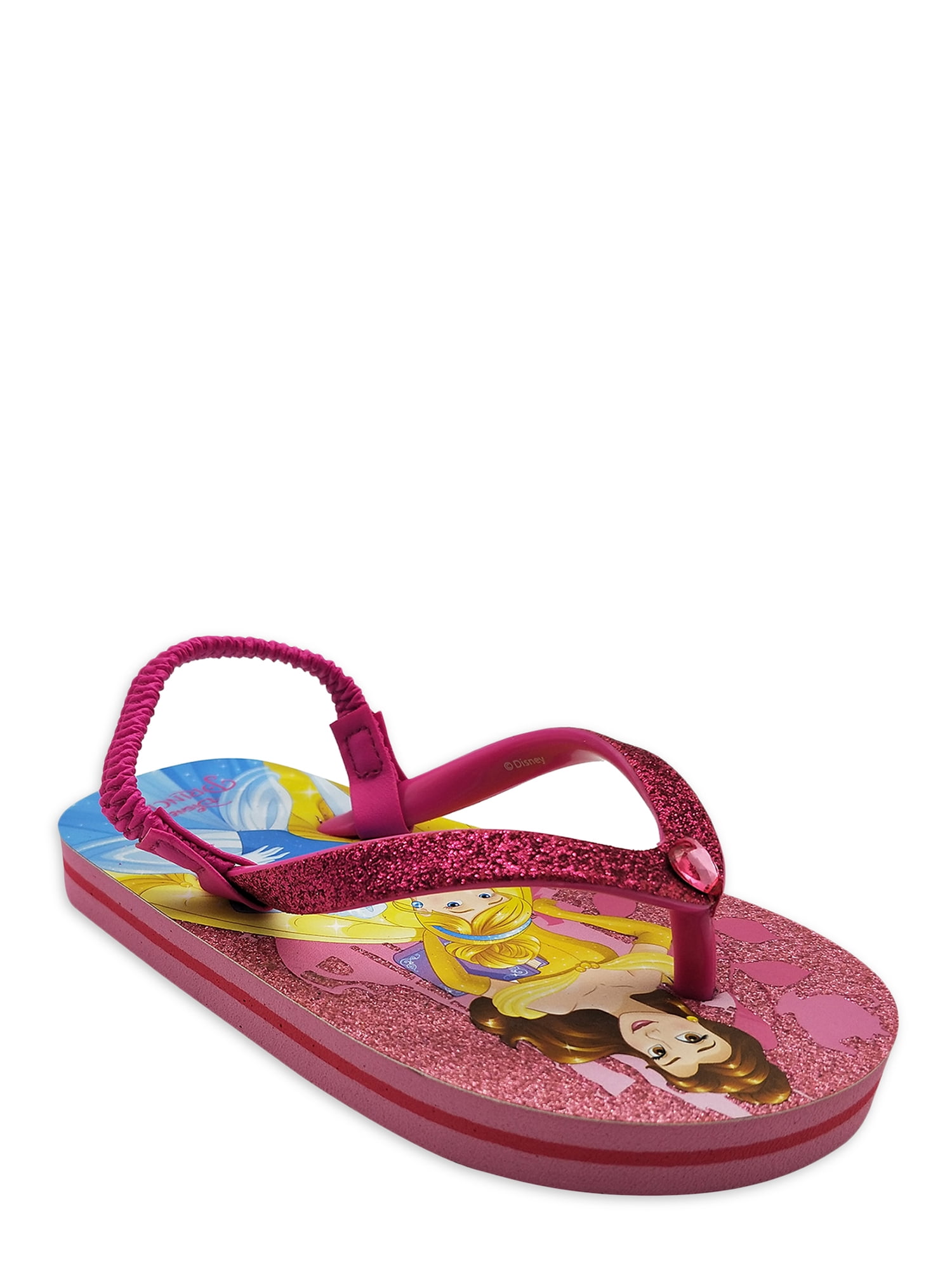 Disney Princesses Flip Flop Sandal (Toddler Girls) - Walmart.com