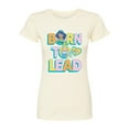 thumbnail image 1 of Disney Princesses - Jasmine & Cinderella - Born to Lead - Juniors Fitted Graphic T-Shirt, 1 of 5