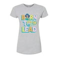 thumbnail image 1 of Disney Princesses - Jasmine & Cinderella - Born to Lead - Juniors Fitted Graphic T-Shirt, 1 of 5