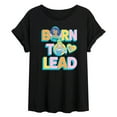 thumbnail image 1 of Disney Princesses - Jasmine & Cinderella - Born to Lead - Women's Oversized T-Shirt, 1 of 5
