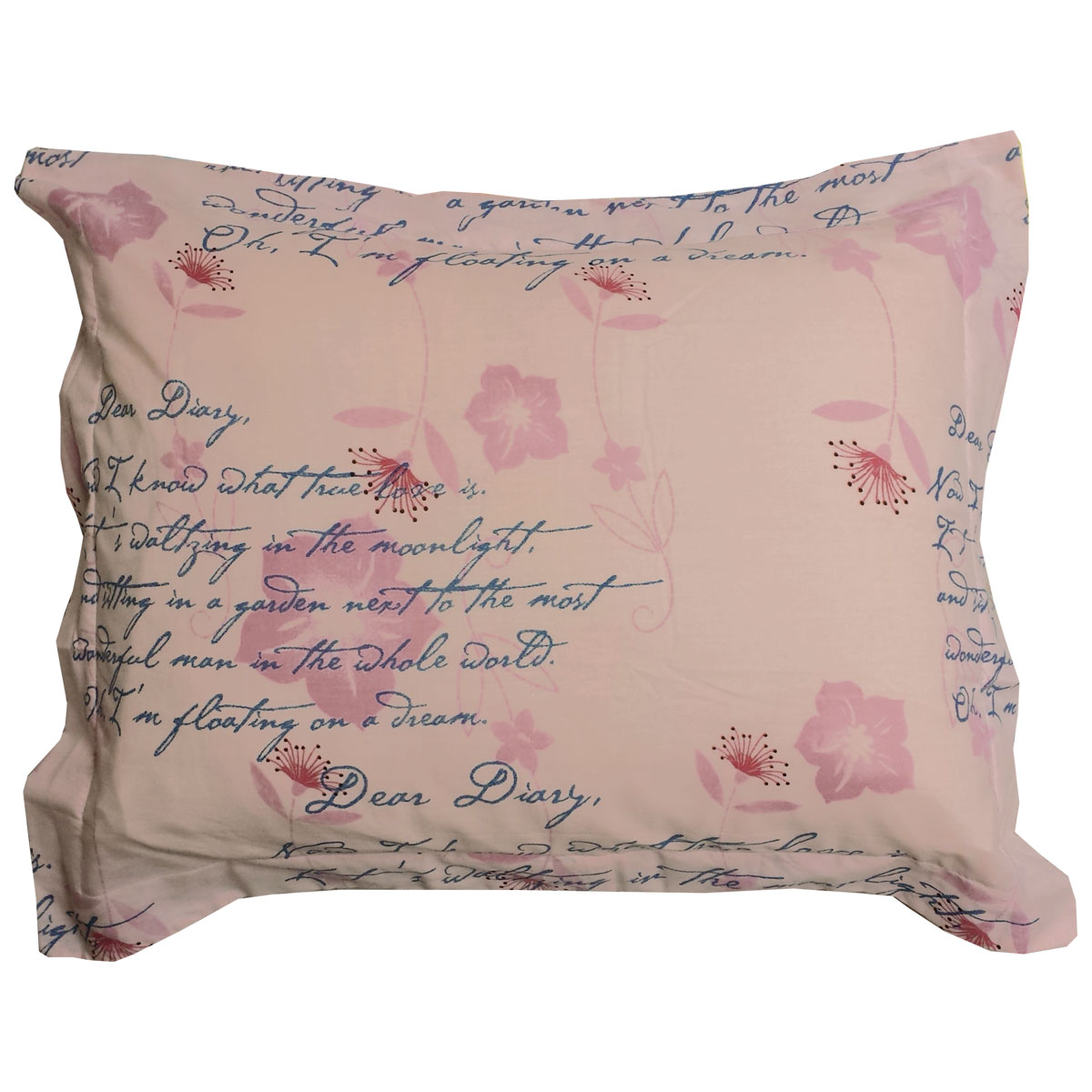 Disney Princesses Pillow Sham Dear Diary Bedding Accessory