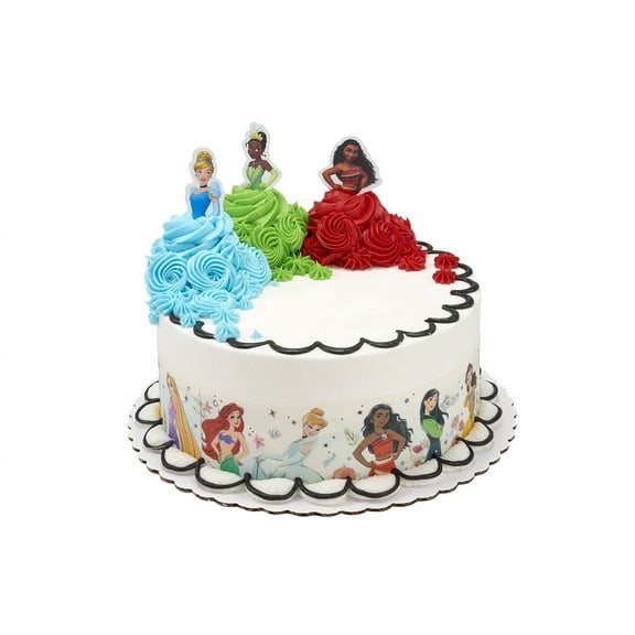 Disney Princesses Round Cake