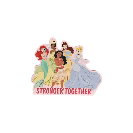 Disney Princesses 'Stronger Together' Die-Cut MDF Block by POP Creations