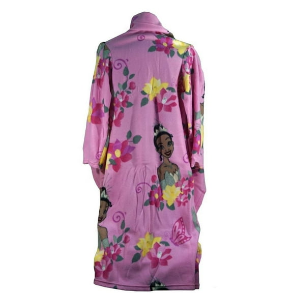 Disney Princesses: The Princess and the Frog Shining Flowers - Youth Sized Comfy Throw - The Blanket with Sleeves