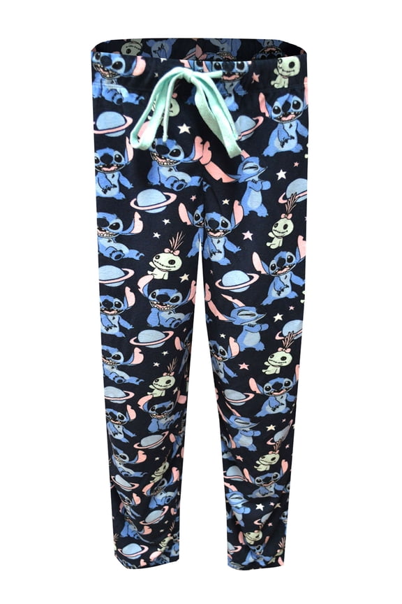 Printed Easy Care Elastic Waistband Polyester Pajamas (Women's or Women's Plus) 1 Pack